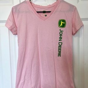 ~Pink John Deere shirt ~